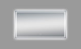 Luna 68'' Polished Edge Back-lit LED Mirror for Bathroom Vanity