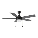 MALTA 52 inch 5 - Blade Ceiling Fan with LED Light & Pull Chain - LEDMyPlace