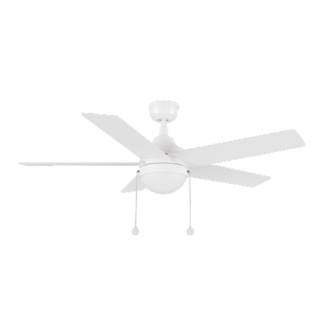 MALTA 52 inch 5 - Blade Ceiling Fan with LED Light & Pull Chain - LEDMyPlace