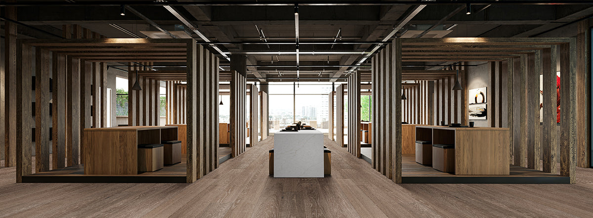 McCarran Hinton 9-1/2 x 86 in 5/8 in White Oak Engineered Hardwood