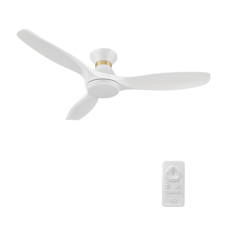 MERTON 52 inch 3 - Blade Smart Ceiling Fan with LED Light & Remote - LEDMyPlace