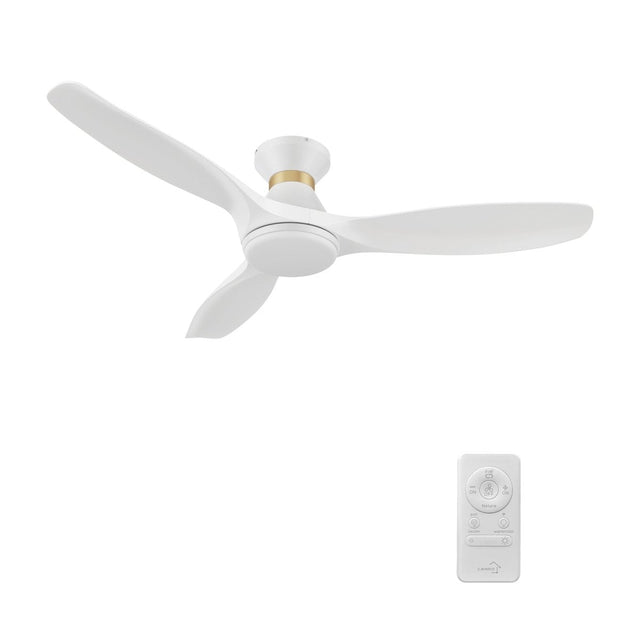 MERTON 52 inch 3 - Blade Smart Ceiling Fan with LED Light & Remote - LEDMyPlace