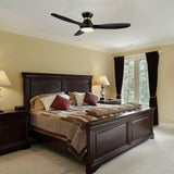 MERTON 52 inch 3 - Blade Smart Ceiling Fan with LED Light & Remote - LEDMyPlace