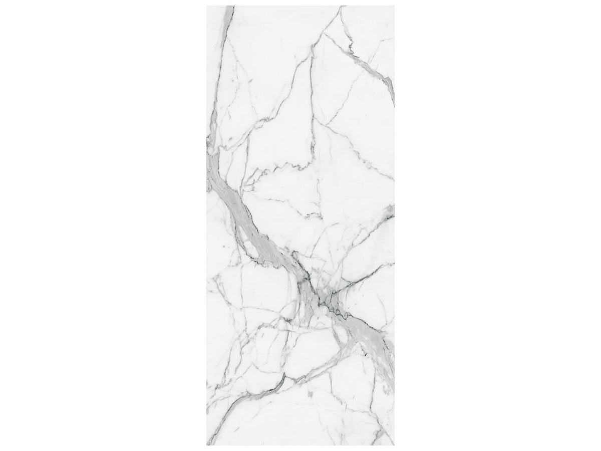 48 x 110 in Majesto Statuario Honed Rectified Colorsync Sintered Slab 6 mm