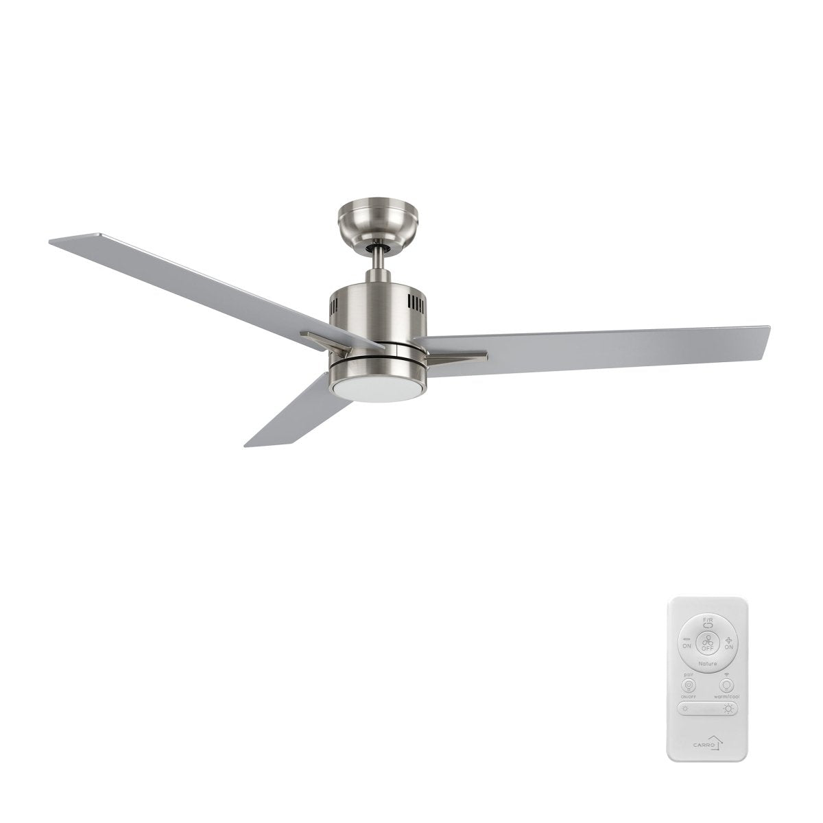 MONTGOMERY 52 inch 3 - Blade Smart Ceiling Fan with LED Light & Remote - LEDMyPlace