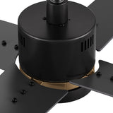 MONTGOMERY 52 inch 4 - Blade Smart Ceiling Fan with LED Light & Remote - LEDMyPlace