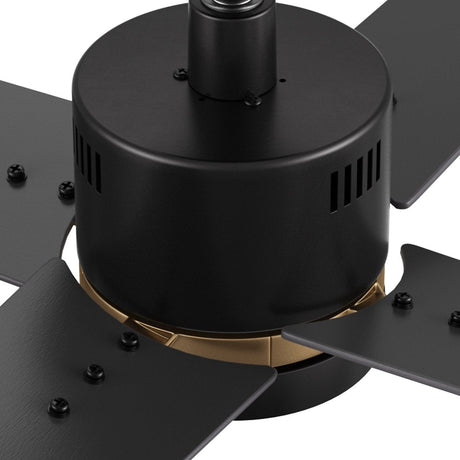 MONTGOMERY 52 inch 4 - Blade Smart Ceiling Fan with LED Light & Remote - LEDMyPlace