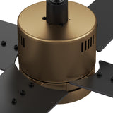 MONTGOMERY 52 inch 4 - Blade Smart Ceiling Fan with LED Light & Remote - LEDMyPlace