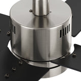 MONTGOMERY 52 inch 4 - Blade Smart Ceiling Fan with LED Light & Remote - LEDMyPlace