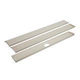 MYVARIO-LINE – 23 in. Design grate and drain channel - Sand - Powder Coated - panel / tile cover