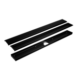 MYVARIO-LINE – 35 in. Design grate and drain channel - Matte Black - Powder Coated - panel / tile cover