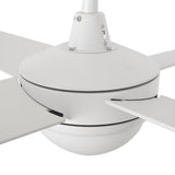 NEVA 52 inch 4 - Blade Best Smart Ceiling Fan with LED Light Kit & Best Smart Wall Switch - White/White - LEDMyPlace