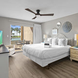 NICOLET 52 inch 3 - Blade Flush Mount Smart Ceiling Fan with LED Light & Remote - LEDMyPlace