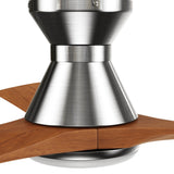 NICOLET 52 inch 3 - Blade Flush Mount Smart Ceiling Fan with LED Light & Remote - LEDMyPlace