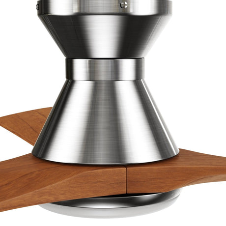 NICOLET 52 inch 3 - Blade Flush Mount Smart Ceiling Fan with LED Light & Remote - LEDMyPlace