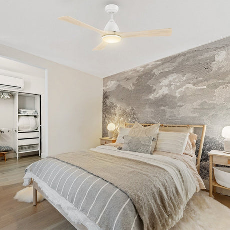 NICOLET 52 inch 3 - Blade Smart Ceiling Fan with Remote &LED Light - LEDMyPlace