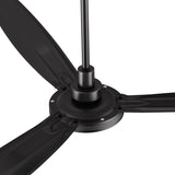 OBERON 56 inch 3 - Blade No LED Light Ceiling Fan with Wall Control - LEDMyPlace
