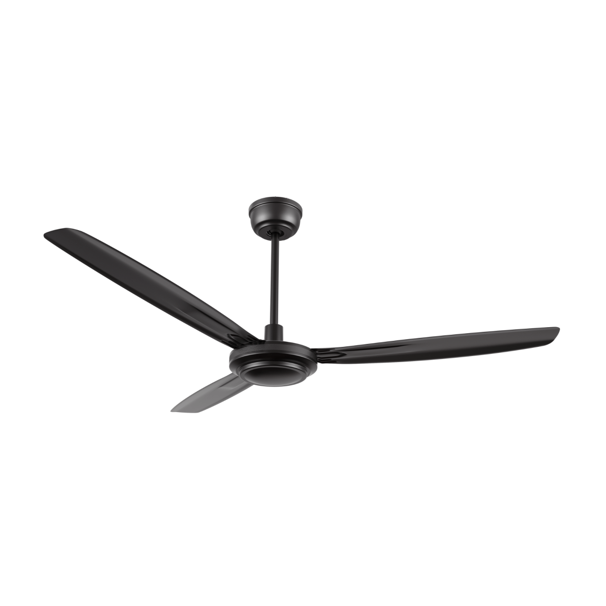 OBERON 56 inch 3 - Blade No Light Ceiling Fan with Remote - LEDMyPlace