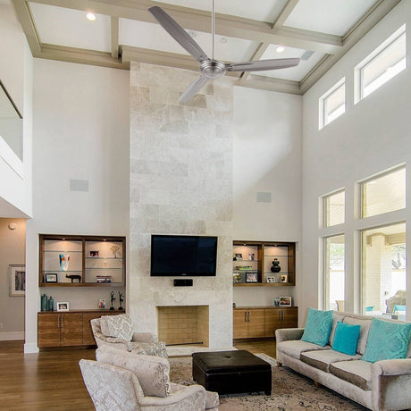 OBERON 56 inch 3 - Blade No Light Ceiling Fan with Remote - LEDMyPlace