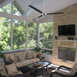 OBERON 56 inch 3 - Blade No Light Ceiling Fan with Remote - LEDMyPlace