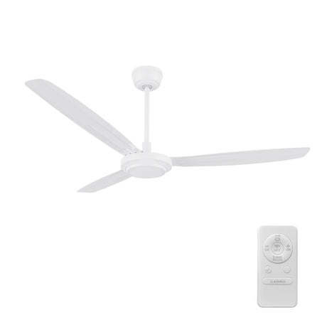 OBERON 56 inch 3 - Blade No Light Ceiling Fan with Remote - LEDMyPlace