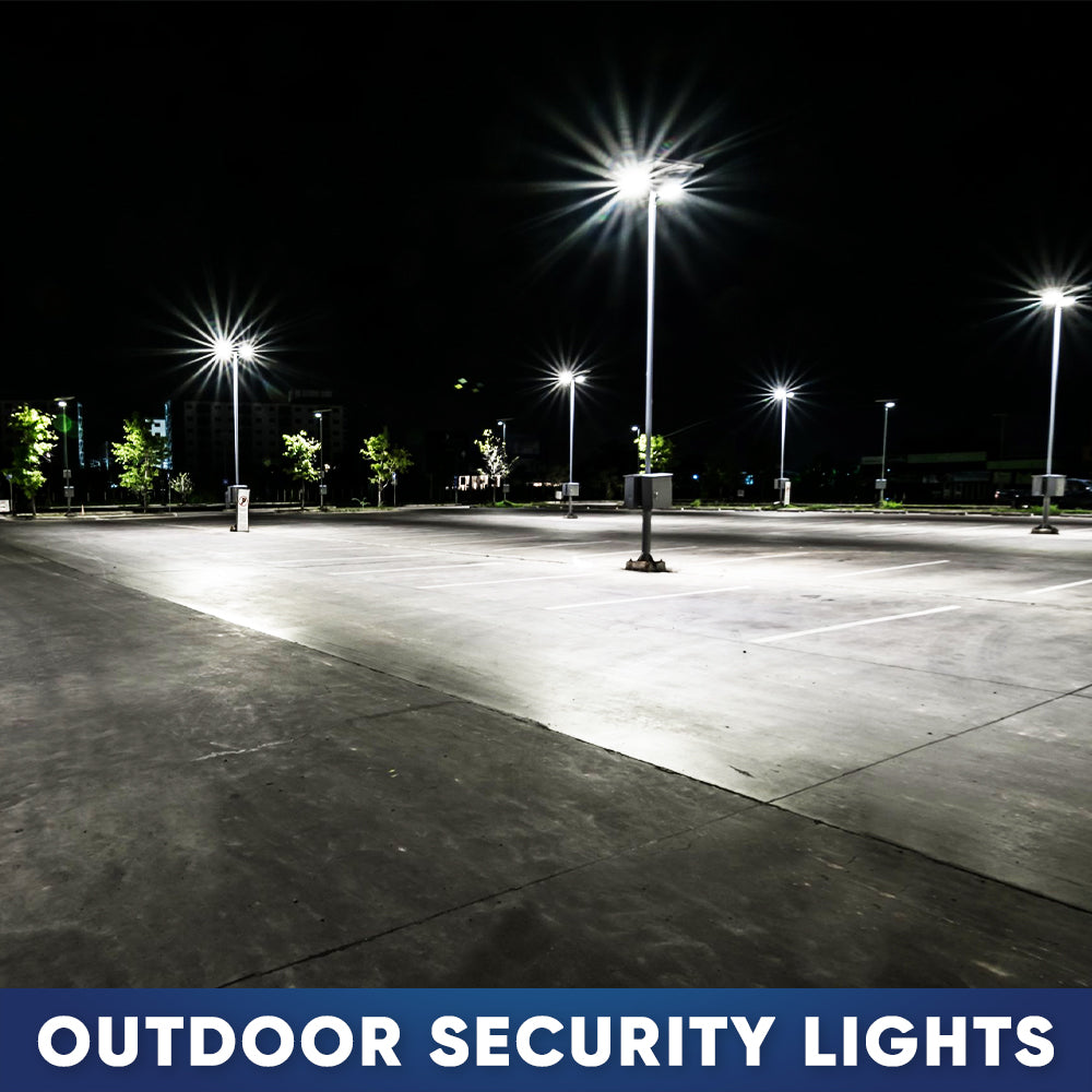 LED Pole Light 300Watt With Photocell, 5700K, Bronze Finish, 277-480V, Universal Mount, Dusk to Dawn Capable, Street Light - LED Parking Lot Light