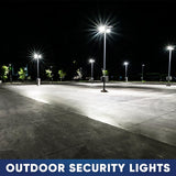 LED Pole Lights Outdoor, 300W/240W/200W Wattage Adjustable, 5700K, 140 LM/W Universal Mount, Bronze, IP65 Waterproof, AC120-277V, LED Parking Lot Lights - Commercial Area Street Security Lights