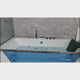 67 x 31 in. Freestanding White Acrylic Whirlpool Jetted SPA Bathtub with Center Drain