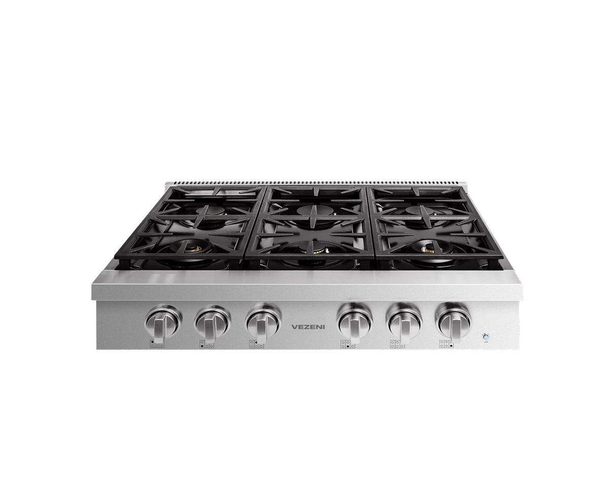Vezeni 36in Gas Rangetop