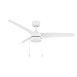 REXTON 52 inch 3 - Blade Ceiling Fan with Pull Chain - LEDMyPlace