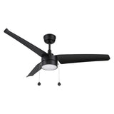 REXTON 52 inch 3 - Blade Ceiling Fan with Pull Chain - LEDMyPlace