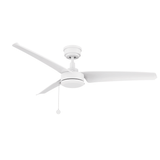 REXTON 52 inch 3 - Blade No Light Ceiling Fan with Pull Chain - LEDMyPlace