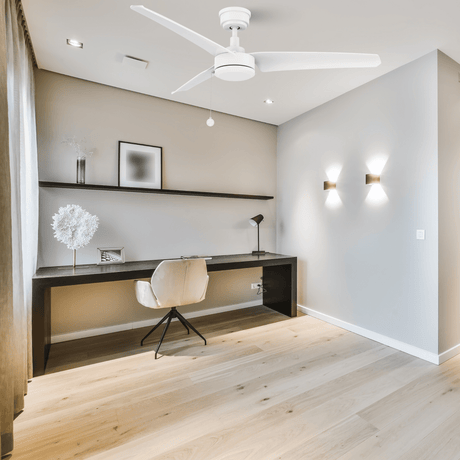 REXTON 52 inch 3 - Blade No Light Ceiling Fan with Pull Chain - LEDMyPlace