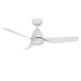 ROQUE 44 inch 3 - Blade Smart Ceiling Fan with LED Light & Remote - LEDMyPlace