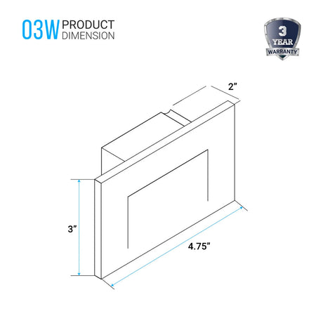 acrylic-led-outdoor-step-lights-3w