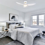 RYATT 45 inch 3 - Blade Flush Mount Smart Ceiling Fan with LED Light & Remote - LEDMyPlace