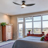 RYATT 45 inch 3 - Blade Flush Mount Smart Ceiling Fan with LED Light & Remote - LEDMyPlace