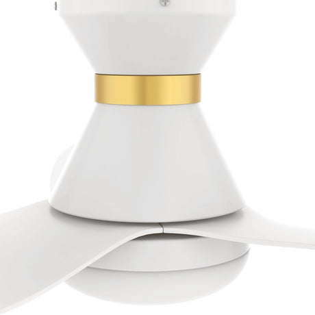 RYATT 45 inch 3 - Blade Flush Mount Smart Ceiling Fan with Remote & LED Light - LEDMyPlace