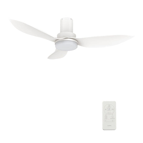 RYNA 36 inch 3 - Blade Flush Mount Smart Ceiling Fan with LED Light & Remote - LEDMyPlace