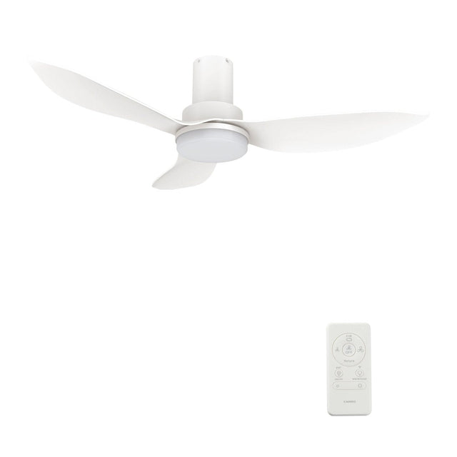 RYNA 36 inch 3 - Blade Flush Mount Smart Ceiling Fan with LED Light & Remote - LEDMyPlace