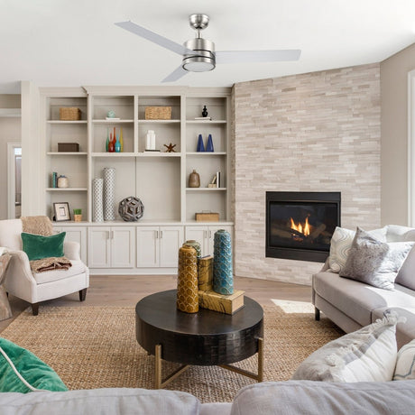 SANTANA 52 inch 3 - Blade Ceiling Fan with LED Light & Wall Control - LEDMyPlace