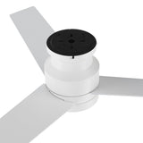 SANTANA 52 inch 3 - Blade Flush Mount Ceiling Fan with LED light & Remote - LEDMyPlace