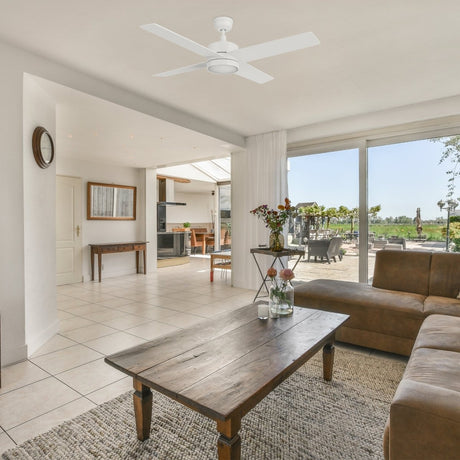 SANTANA 52 inch 4 - Blade Ceiling Fan with LED Light & Remote - LEDMyPlace