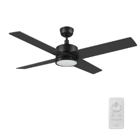 SANTANA 52 inch 4 - Blade Ceiling Fan with LED Light & Remote - LEDMyPlace