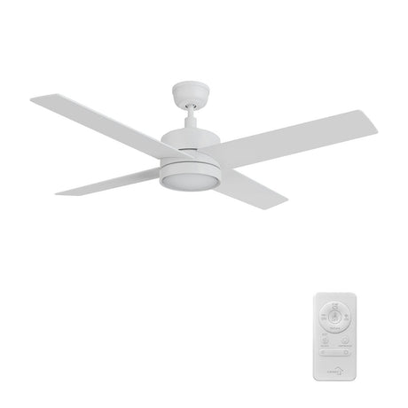 SANTANA 52 inch 4 - Blade Ceiling Fan with LED Light & Remote - LEDMyPlace