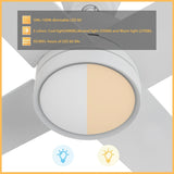 SANTANA 52 inch 4 - Blade Ceiling Fan with LED Light & Remote - LEDMyPlace