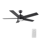SANTANA 52 inch 5 - Blade Ceiling Fan with LED Light & Remote - LEDMyPlace