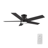 SANTANA 52 inch 5 - Blade Flush Mount Ceiling Fan with LED Light & Remote - LEDMyPlace