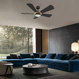 SAVILI 52 inch 5 - Blade Smart Ceiling Fan with LED Light & Remote Control - LEDMyPlace