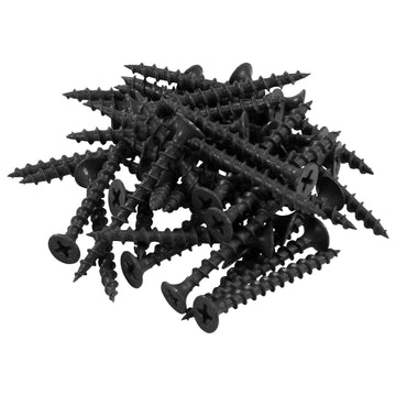 TILUX SQUARE Screws only 1000 Pieces 1-5/8 in. Galvanized Steel - silver